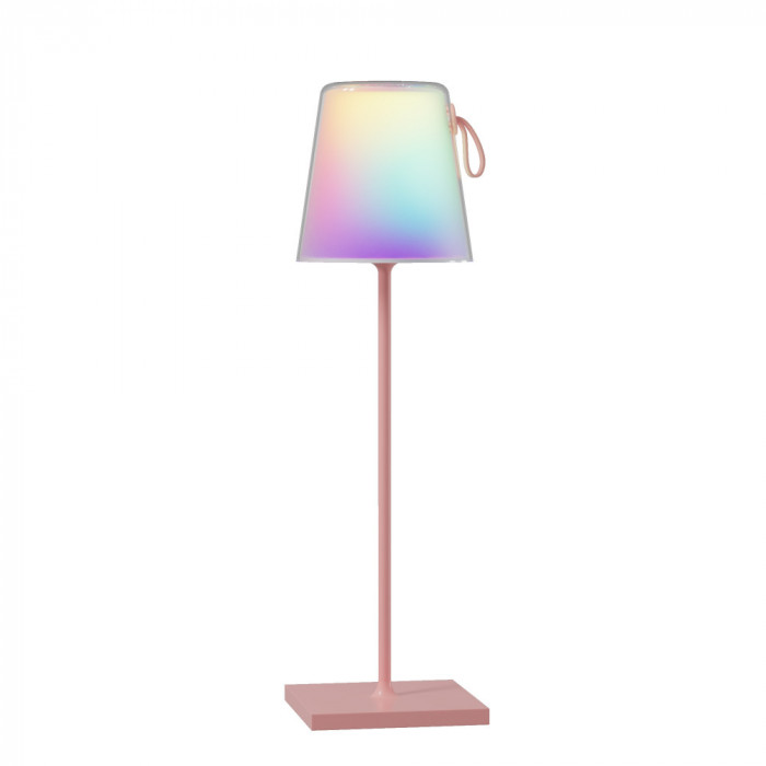 Lampa de masa LED cu atingere si schimbarea culorii, Dolly White RGBW, 5,5 W : Culoare - roz