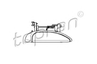 Maner usa RENAULT SCENIC I (JA0/1) (1999 - 2003) TOPRAN 700 559 foto