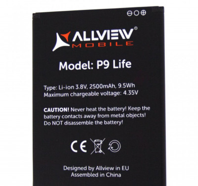 Acumulator Allview P9 Life, OEM foto