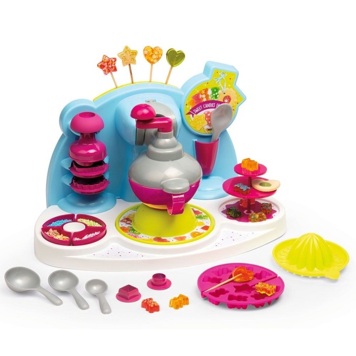 Jucarie Smoby Aparat pentru preparare dulciuri Chef Sweet Candies Factory cu accesorii Jucarie Smoby Aparat pentru preparare dulciuri Chef Sweet Candies Factory cu accesorii