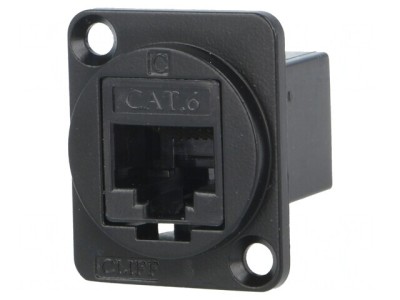 Adaptor RJ45 Cat6 8p8c Soclu Dual foto