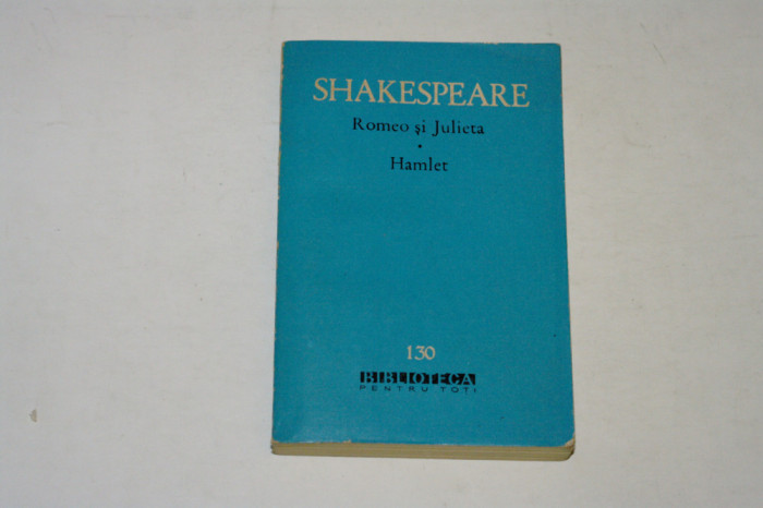 Romeo si Julieta - Hamlet - Shakespeare - bpt - 1962