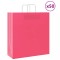vidaXL Pungi de h&acirc;rtie 50 buc cu m&acirc;nere roz 45x17x48 cm 4101891