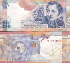 !!! X.X.RARR : RUSIA , GOZNAK - TEST NOTE - BELLINGSHAUSEN &amp;amp; ANTARCTICA 2008 - UNC foto