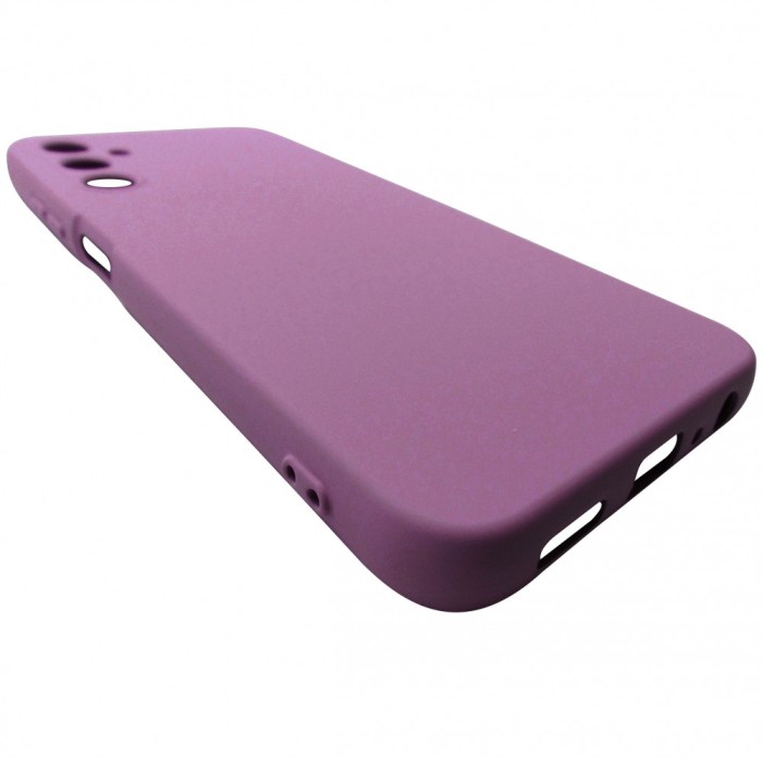 Husa tip capac spate silicon TPU Matte mov pentru Samsung Galaxy A05s