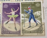 Cumpara ieftin (3) Timbre Serii Romania Sport Sarajevo 1984