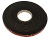 Garnitură EPDM autoadezivă 4mm x 15mm, 10m, neagră