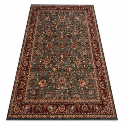 Covor de l&amp;acirc;nă KASHQAI 4362 400 ornament verde / vin roșu, 67x275 cm foto