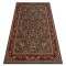 Covor de l&acirc;nă KASHQAI 4362 400 ornament verde / vin roșu, 67x275 cm