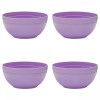 Set boluri, 4 piese, 2.5 l, Plastic, Mov