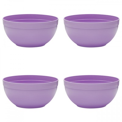 Set boluri, 4 piese, 2.5 l, Plastic, Mov foto