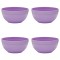 Set boluri, 4 piese, 2.5 l, Plastic, Mov