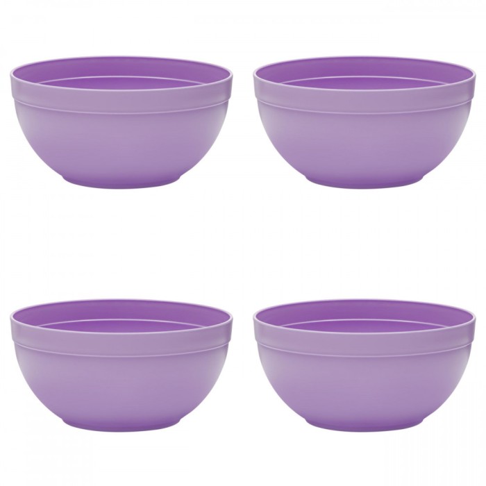 Set boluri, 4 piese, 2.5 l, Plastic, Mov