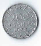 Moneda 200 mark 1923 A - Germania