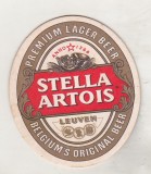 Bnk div Suport de carton pentru halba/pahar bere - coaster - Stella Artois