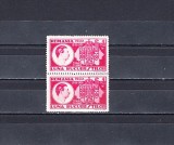 A11 TX7 7 - 1938 - Luna Bucurestilor - pereche de doua timbre, Istorie, Nestampilat