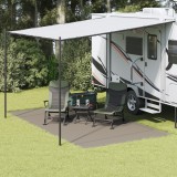 vidaXL Accesoriu cort Gri deschis Policoton 250 x 450 cm Cort