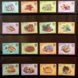 Timbre Belize-serie completa, Nestampilat