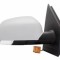 Oglinda exterioara VW Polo (9N3) Hatchback 04.2005-08.2009 Partea Dreapta Crom Convex, manuala Fara Incalzire, carcasa grunduita, cu semnalizare