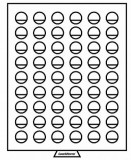 Tava cu 54 locasuri rotunde pentru monede de 26mm