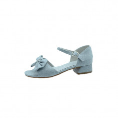 Sandale elegante cu toc pentru fete MRS R725-AR, Argintiu foto