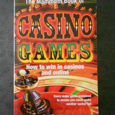 PAUL MENDELSON - THE MAMMOTH BOOK OF CASINO GAMES (limba engleza)