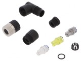 Conector M8 4 Pin 90&deg; Cablu IP67