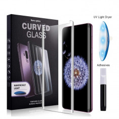 Folie sticla curbata UV Full Glue Samsung Galaxy S9 , S9+ , S9 Plus foto