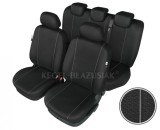 Set huse scaun model Hermes Black pentru VW Passat 6 7 (b6 b7) 2006-2014, set huse auto Fata + Spate