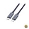 Cablu Date si Incarcare USB-C - USB-C HOCO U134 240W 1.8m Bleumarin