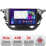Navigatie Opel Corsa F 2019- Android ecran Qled 2K Octa core 4+32 KIT-corsa-f+EDT-E409-2K CarStore Technology