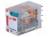 Releu electromagnetic, 12V DC, 6A, 4PDT, serie R4N, RELPOL - R4N-2014-23-1012-WTLD