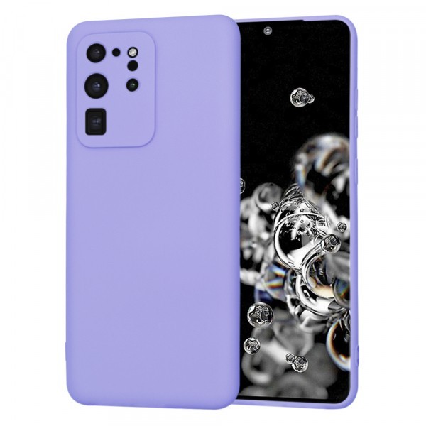 Husa pentru Samsung Galaxy S20 Ultra 5G G988 / S20 Ultra G988, Techsuit, SoftFlex, Mov Deschis