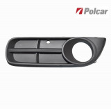 Grila spoiler Skoda Fabia 2 , Roomster/Praktik 2007-2010 fata partea stanga (capac proiector partial inchis) cu gaura pentru proiector rotund Kft Aut, Polcar