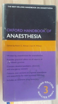Oxford handbook of Anestesia- Keith G. Allman, Iain H. Wilson foto