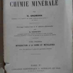 Traite De Chimie Minerale - H. Erdmann ,523699