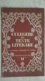 Vasile Teodorescu - Culegere de texte literare pentru clasele V-VIII, vol. II, 1983 (vezi detalii pentru livrare in tara)