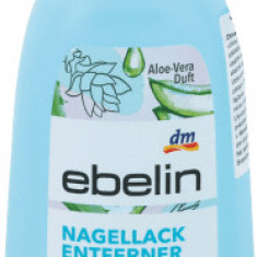 Ebelin Dizolvant de lac de unghii cu acetonă cu parfum de aloe vera, 125 ml