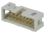 Soclu IDC Tată 14 PIN 1,27mm THT