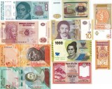 LOT 10 bancnote diferite UNC!!!