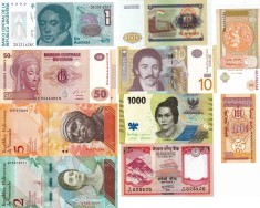 LOT 10 bancnote diferite UNC!!!