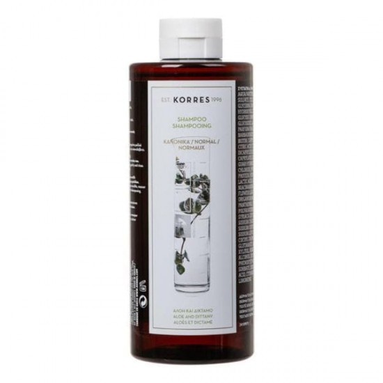 Șampoane Korres cu Aloe și Dittany pentru păr normal 400 ml