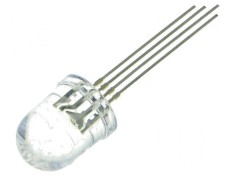 LED RGB 10mm 30&deg; Convex - Interval Temperaturi: -30&deg; p&acirc;nă la 85&deg;C, Nr. Term: 4
