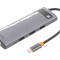 Hub USB 3.0/3.1/3.2 gri - 8 porturi