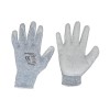 Manusi de protectie bumbac-cauciuc gri marimea 9 Breckner