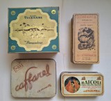 Lot 4 cutii metalice vintage - marci renumite