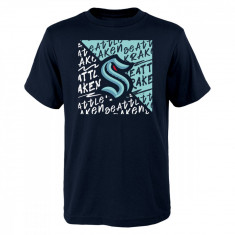 Seattle Kraken tricou de copii Divide Ss Ctn Tee - Dětské S (6 - 9 let)