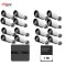 Kit supraveghere video Milesight 16 buc camera Bullet MS-C2964-UPD + 1buc NVR