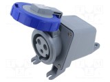 Conector alimentare AC trifazat IP&amp;S 30A 250V AMPHENOL soclu IP69K