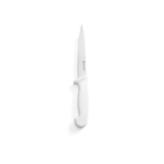 Cutit bucatarie profesional, ideal pentru transat carne, lama inox 15 cm, maner alb, lungime cutit 30 cm, respecta normele de igiena HACCP, Profi Line